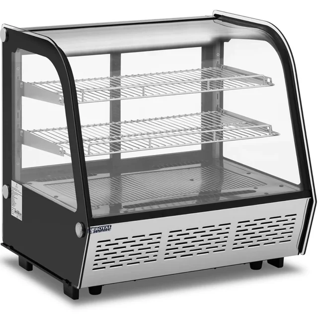 Vitrina refrigerada, vidrio, 3 horizontal 120 l