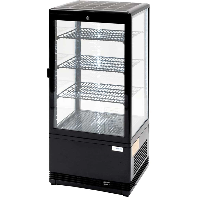 Vitrine 78 l éclairage LED noir