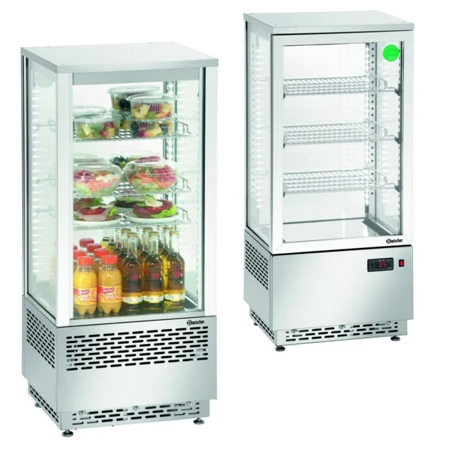 Vitrine de răcire pentru cookie-uri 78l 43x39x99 Silver Bartscher 700478g