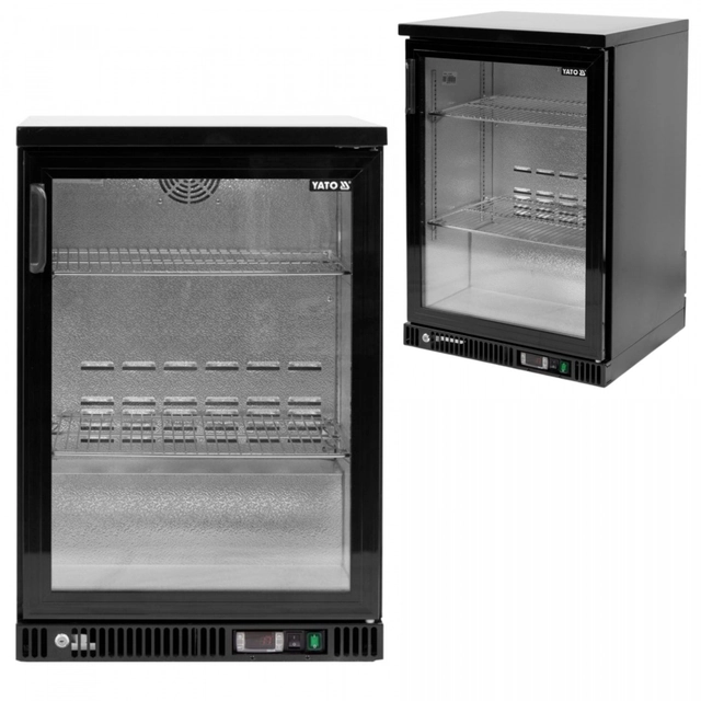 Vitrine de Refrigeração para Garrafas 1-Drzwiowa Preto Yato Yg-05350