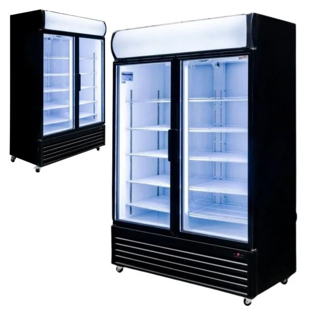 Vitrine de refrigeração, refrigerador profissional, grande 1500l Mtp001960