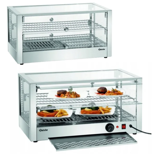 Vitrine pour réchauffer les aliments 2-Stronna Bartscher 305063