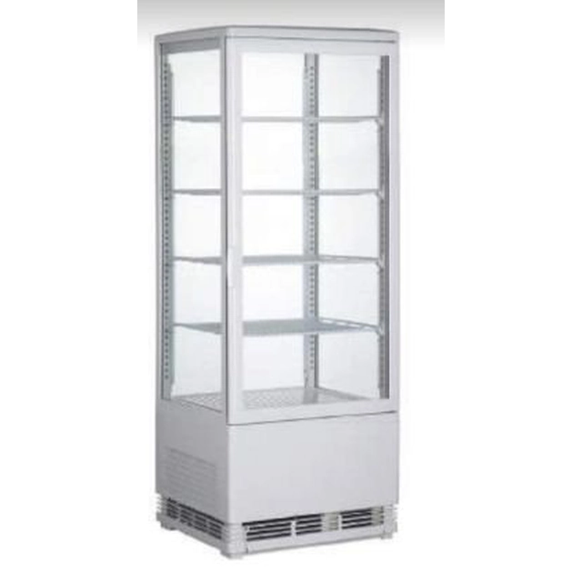 VITRINE RÉFRIGÉRATEUR VITRÉE BLANCHE AVEC CAPACITÉ 98L INVEST HORECA RT-98L RT-98L