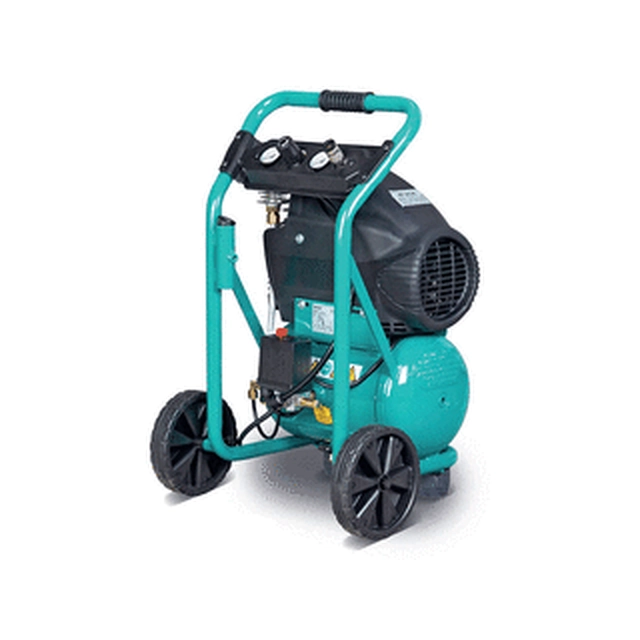 Vliegtuigen Compact-Air 265/10 E elektrische zuigercompressor Inlaatlucht: 250 l/min | 10 l | 10 balk | Oliegesmeerd | 230 V