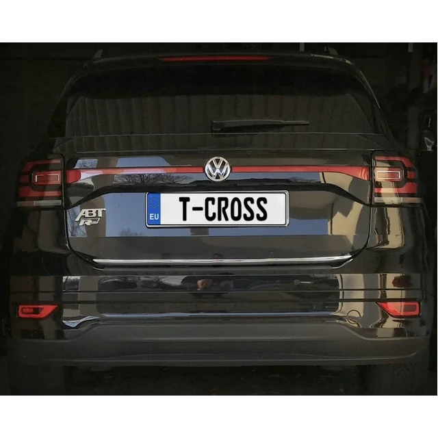 Volkswagen T-Cross CHROMSTREIFEN Luke 3M Kofferraum