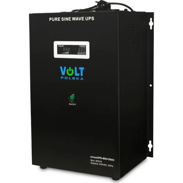 Volt converter VOLT POLSKA converter SinusUPS-800 55Ah 12V 500/800W