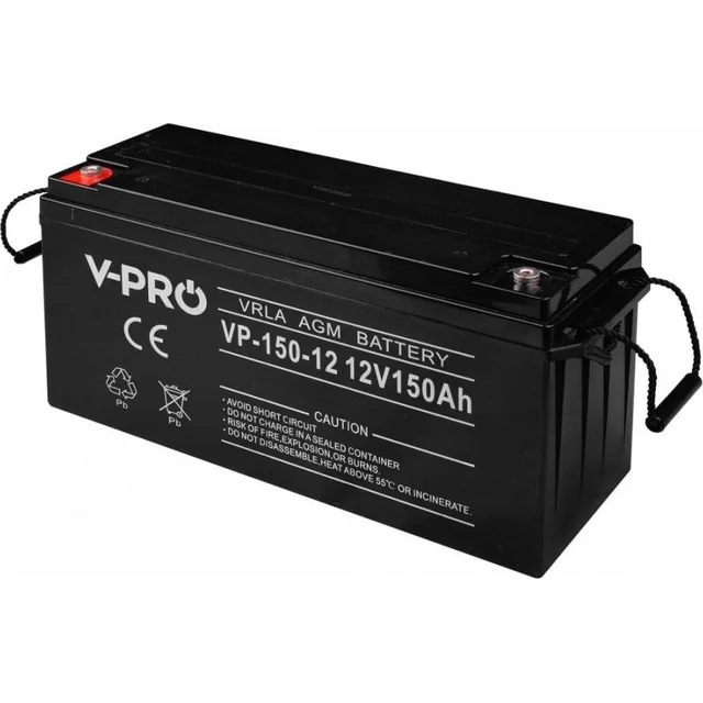 Volt VOLT BATTERIA AGM VPRO 12V 150 Ah VRLA SENZA MANUTENZIONE