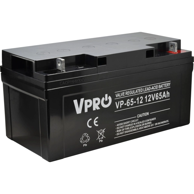 Volt VPRO akkumulátor 12V/65Ah