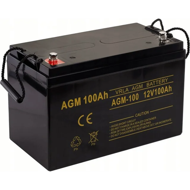 Voltios Batería AGM 12V 100Ah