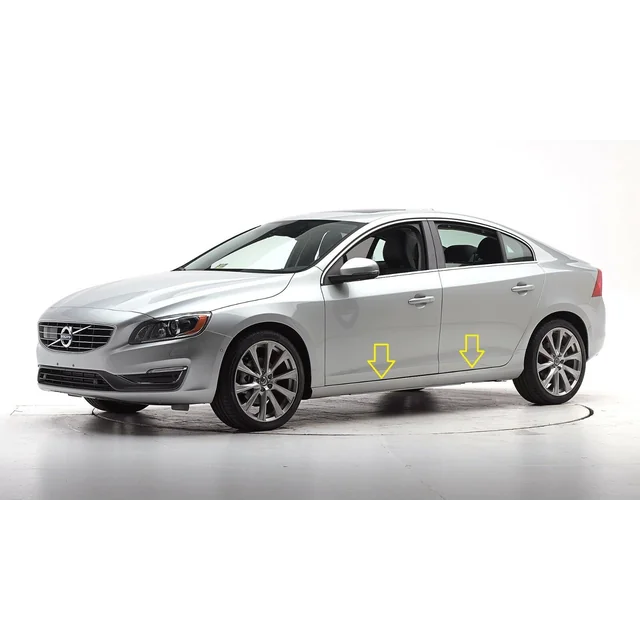 Volvo S60 2001-2017 - Frisos de proteção das portas laterais cromados