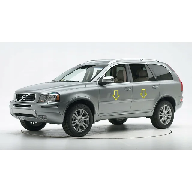 Volvo XC90 2003-2014 - Chromuotos šoninės juostos, chromuotos durys