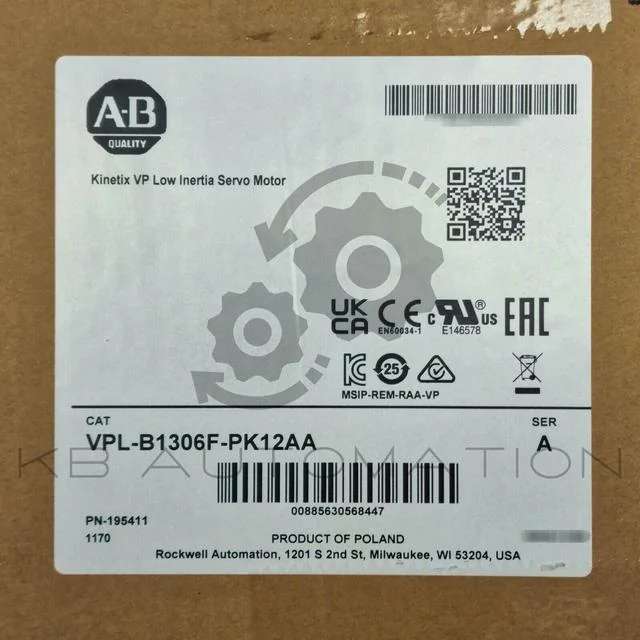 VPL-B1306F-PK12AA Allen Bradley - Αρχική συσκευασία