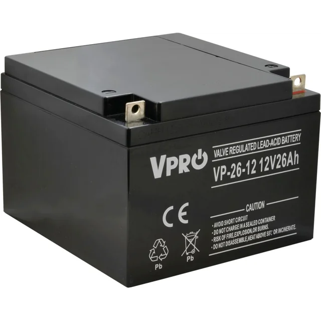 VPRO VPRO akku 12V/26Ah