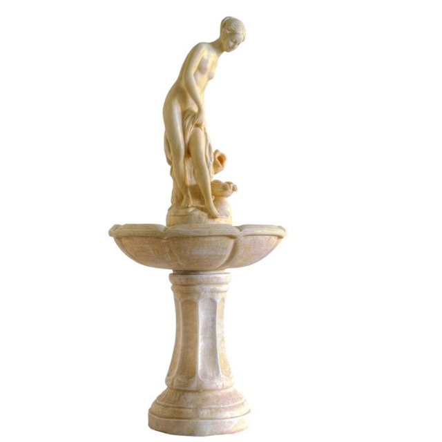 Vrtna fontana - sirena, kupka za ptice
