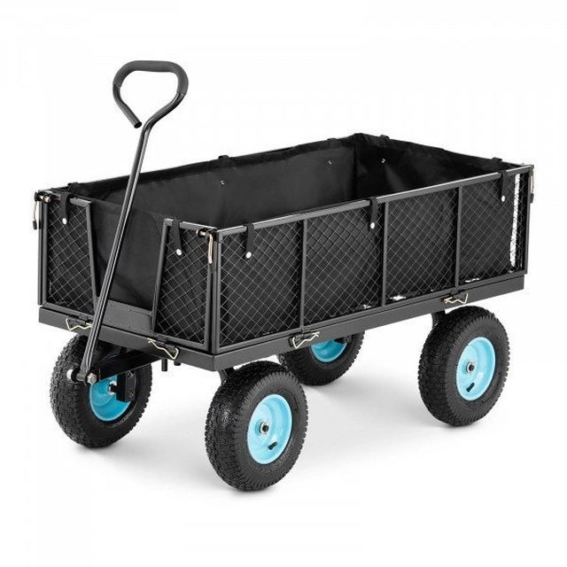 Vrtni voziček - zložljiv - 550 kg HILLVEERT 10090177 HT-TWIN 550