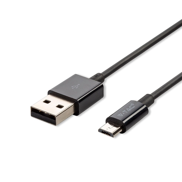 VT-5321 Data cable 1M MICRO USB / Black
