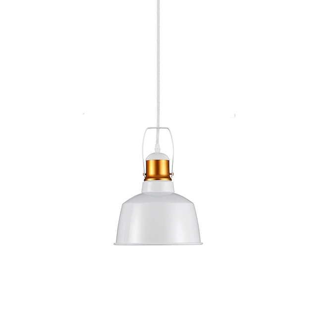 VT7422 Hanging lamp / Retro / Shade: Aluminum / White + Gold