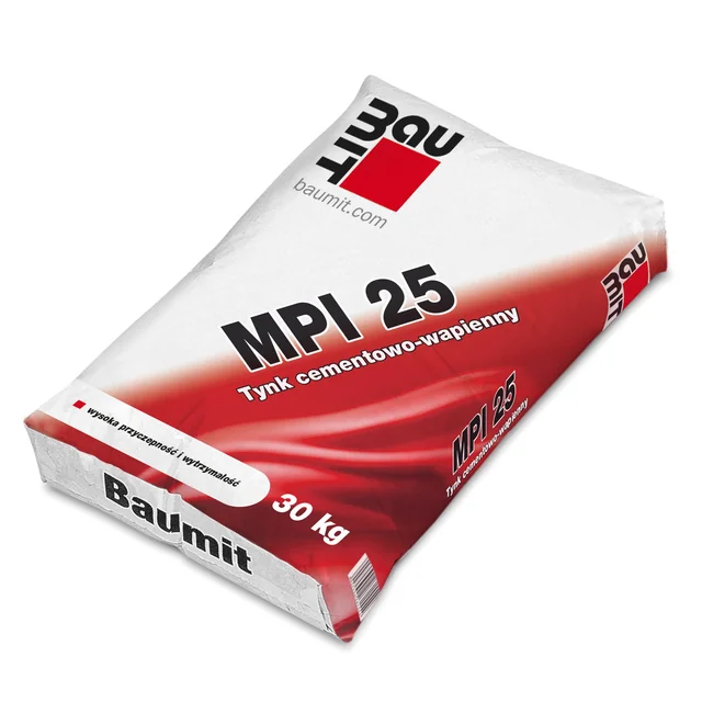 Вътрешна циментово-варова мазилка 30kg Baumit MPI 25