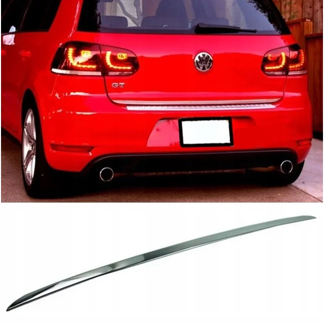 VW GOLF 6 VI HB - Λωρίδα CHROME, πίσω πόρτα Chrome