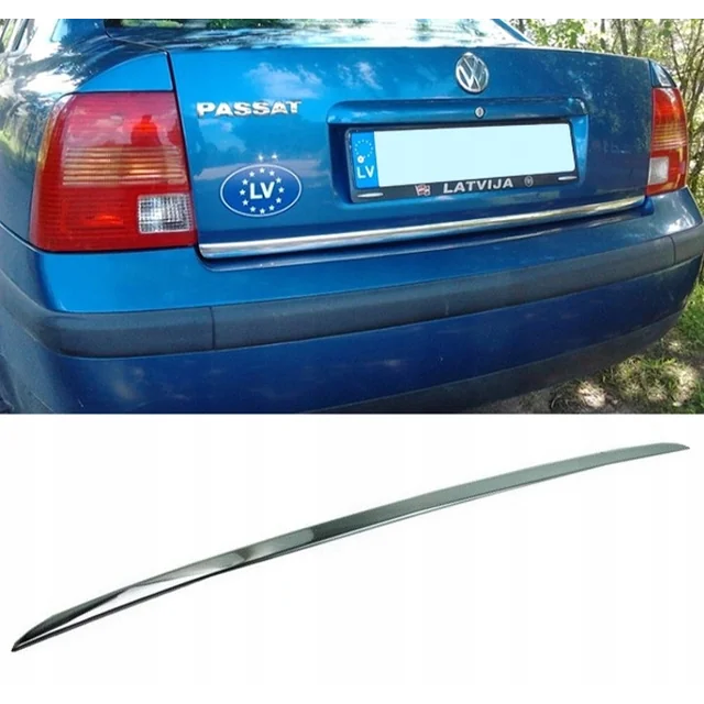 VW PASSAT B5 Sedan - CHROME Strip, Chrómové zadné dvere