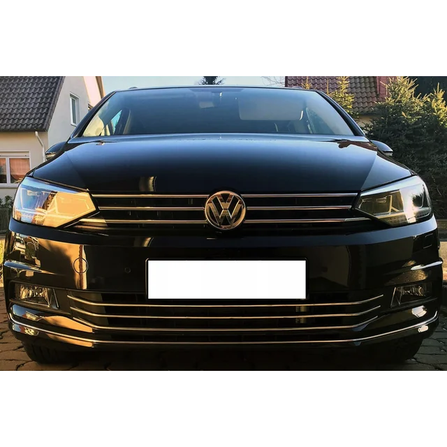 VW TOURAN 5T — CHROME Strips Grill Bamper Dummy