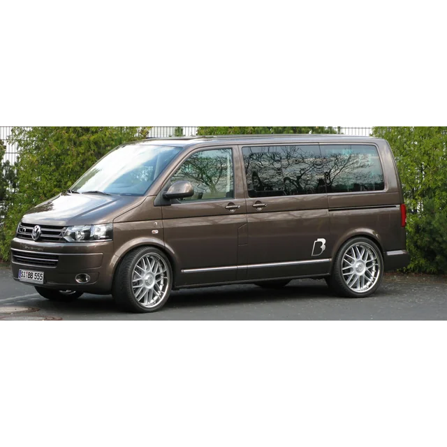 VW Transporter T5 - CHROME sānu durvju sloksnes