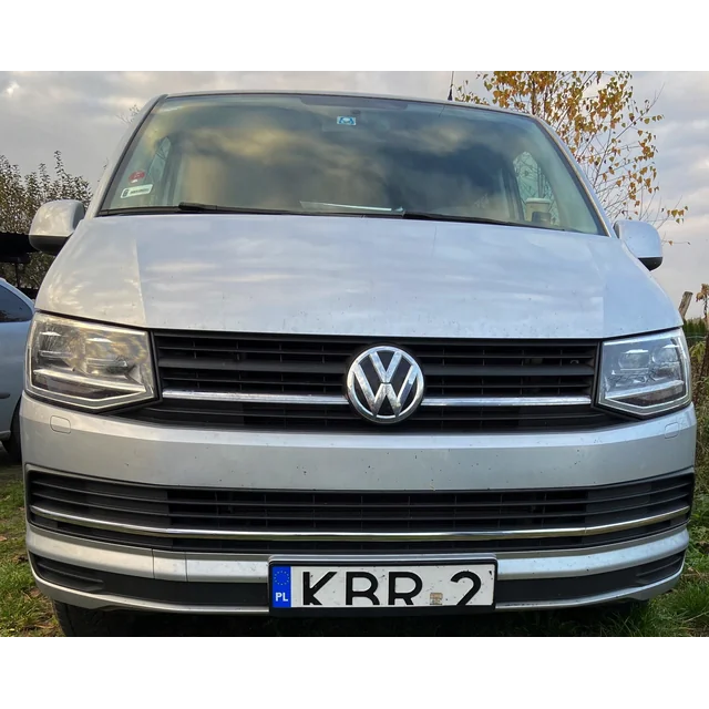 VW Transporter T6 - Bandes de garniture de pare-chocs CHROMÉES