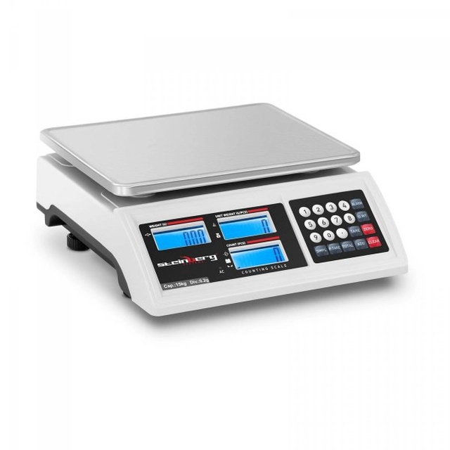 Waga licząca - 15 kg / 0,2 g - LCD STEINBERG 10030500 SBS-ZW-1502