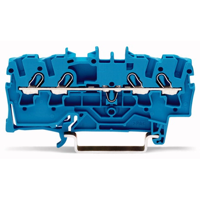 Wago átvezető csatlakozó 4-przewodowa Ex e I,II alkalmazásokhoz kék 24/32A - 2002-1404