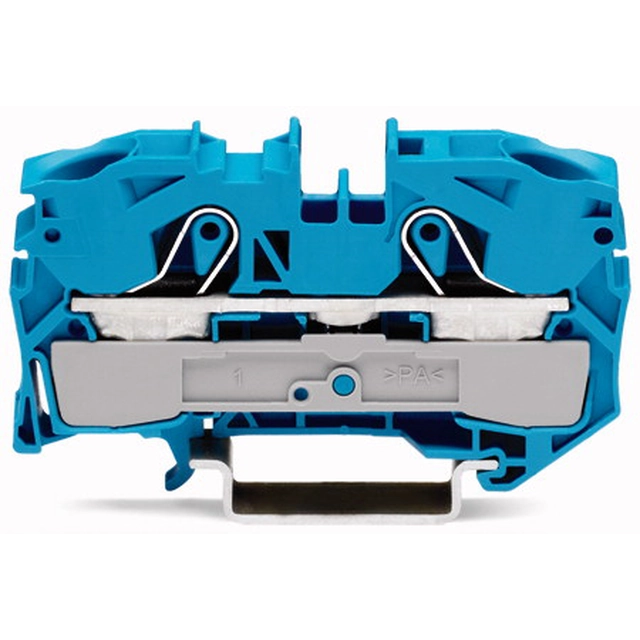 Wago Doorvoerconnector 2-przewodowa 36,9x69,8mm blauw - 2016-1204