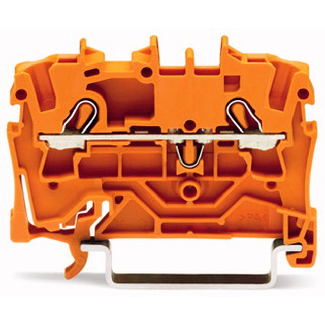 Wago Feed-through connector 2-przewodowa for Ex e II applications orange 24/32A - 2002-1202