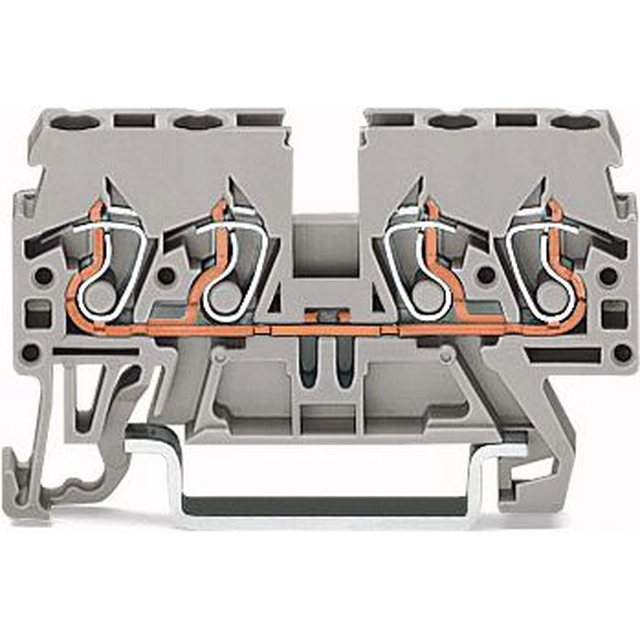 Wago Конектор 4-przewodowa 2,5mm2 оранжев (870-832)