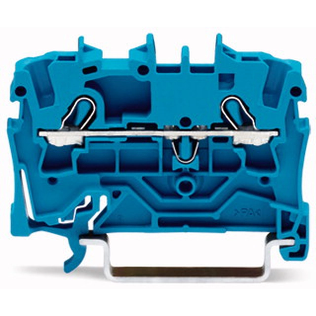 Wago-läpivientiliitin 2-przewodowa Ex e II -sovelluksiin, sininen 24/32A - 2002-1204