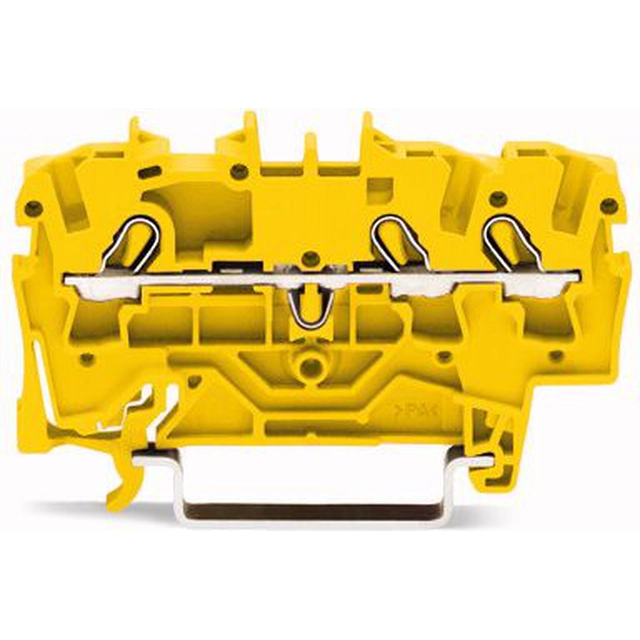 Wago Rail connector 3-przewodowa 2,5mm2 yellow TOPJOBS (2002-1306)