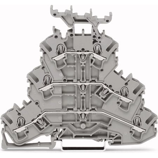 Wago Złączka szynowa 3-piętrowa 2,5mm2 szara (2002-3231)
