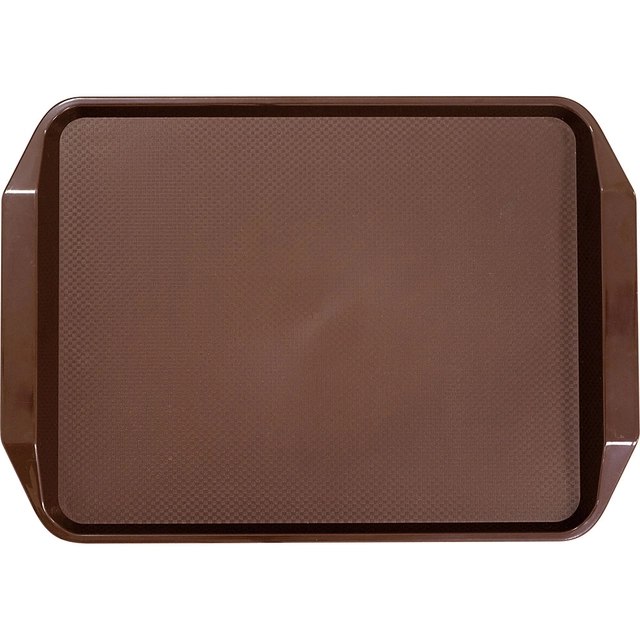 Waiter's tray 430x305x30 mm, brown