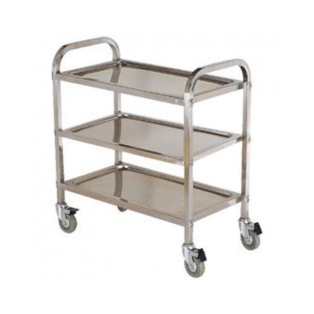 Waiter's trolley 3-półkowy (screwed) made of stainless steel INVEST HORECA RP3-2 RP3-2