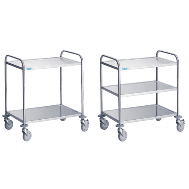 Waiter's trolley with shelves - depth 600 mm