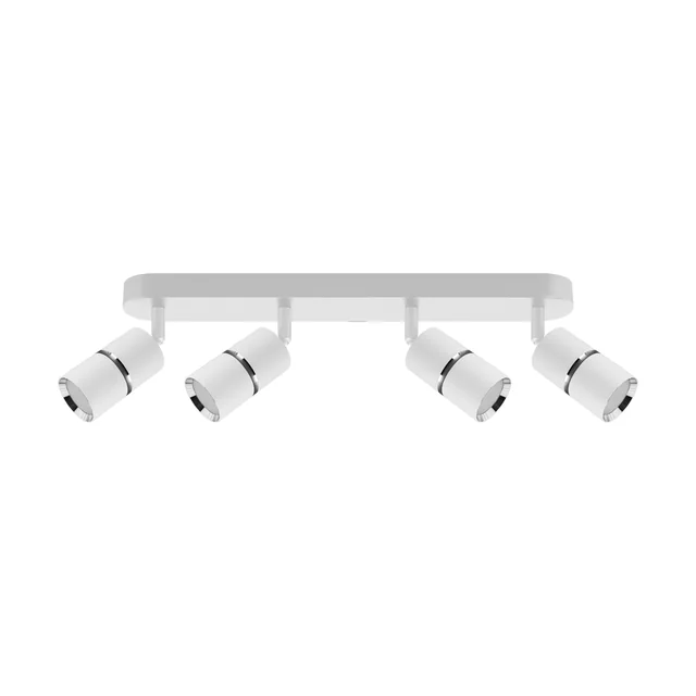 Wall and ceiling luminaire DIOR SPT GU10 4L WHITE/CHROME