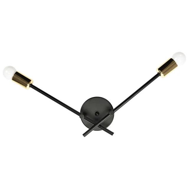 WALL LAMP, WALL LAMP APP1119-2W Black