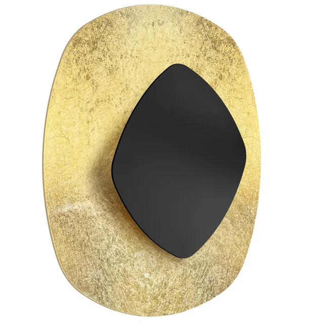 WALL LAMP, WALL LAMP APP1270 BLACK/GOLD