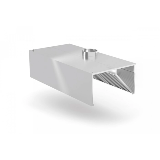 Wall-mounted box hood POL-710 POLGAST POL-710 4100x1000