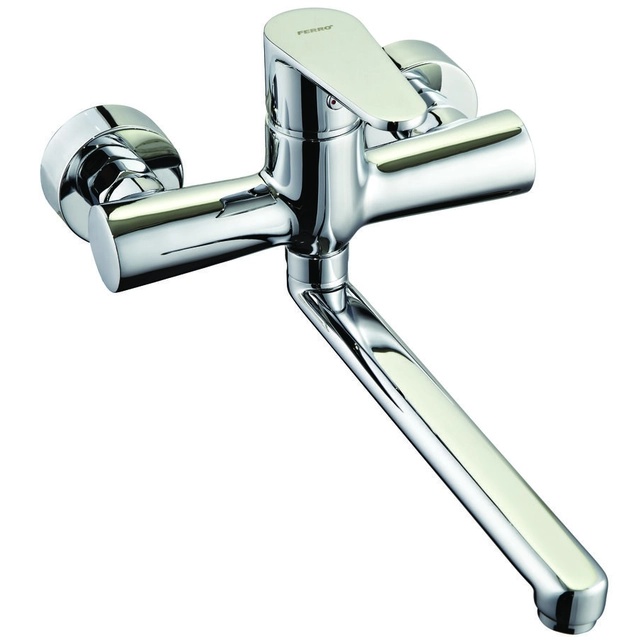 Wall-mounted sink mixer Algeo, chrome