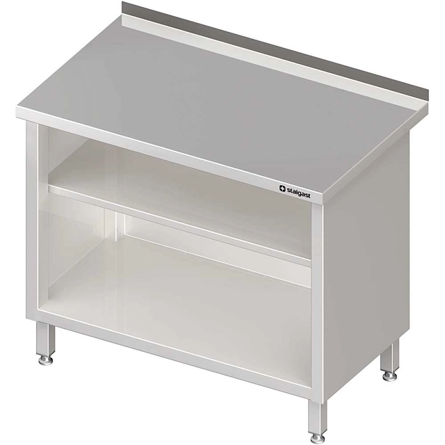 Wall table, built-in with 2-ma shelves 700x700x850 mm