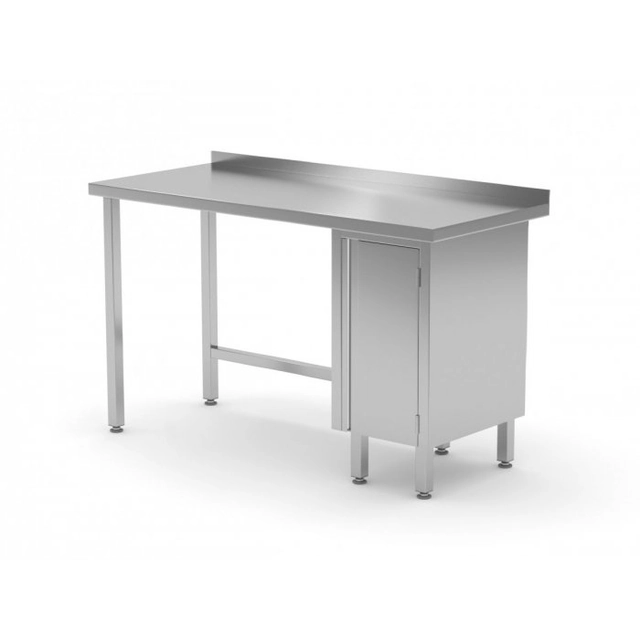 Wall table, cabinet with hinged doors - cabinet on the right 1700 x 700 x 850 mm POLGAST 124177-P 124177-P