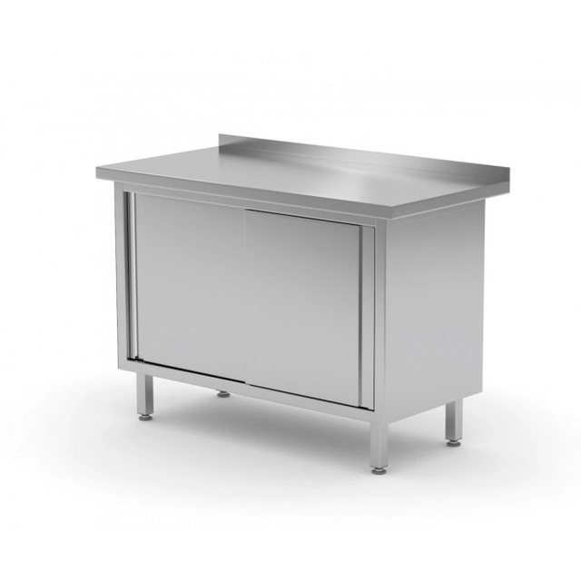 Wall table, cabinet with sliding doors 1200 x 600 x 850 mm POLGAST 127126 127126