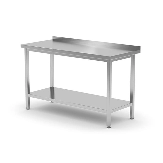 Wall table with shelf - welded, dimensions 1400x700x850 mm