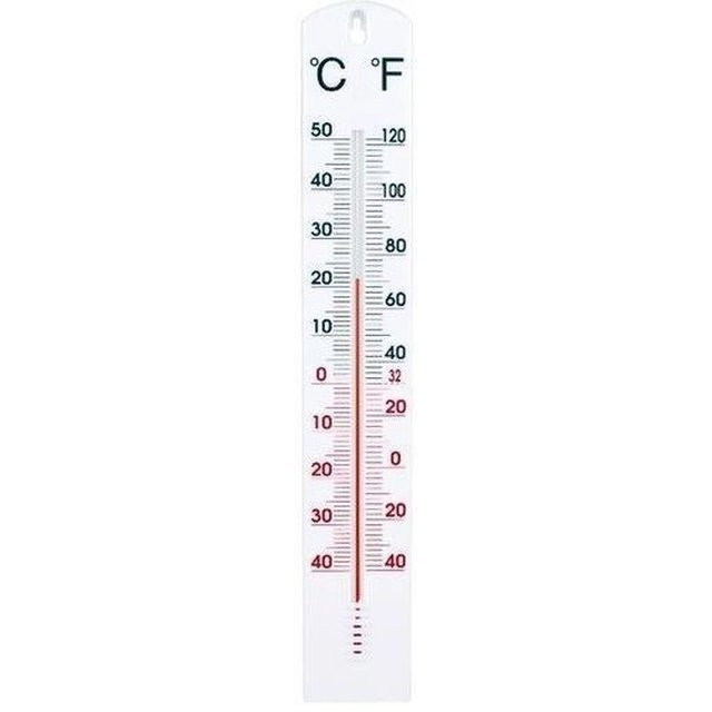 Wall Thermometer White 62x397cm 025400