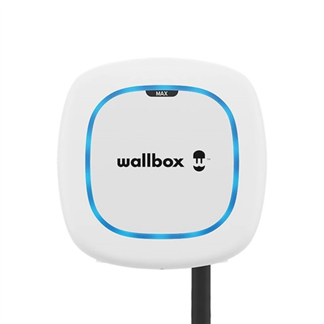 Wallbox | Elektromobilio įkrovimas | Pulsar Max | 11 kW | Rezultatas | A| Wi-Fi, Bluetooth | „Pulsar Max“ išlaiko kompaktišką dydį ir pažangias „Pulsar“ šeimos charakteristikas, kartu pasižymi patobulintu tvirtu dizainu, IK10 apsaugos laipsniu ir dar lengviau i