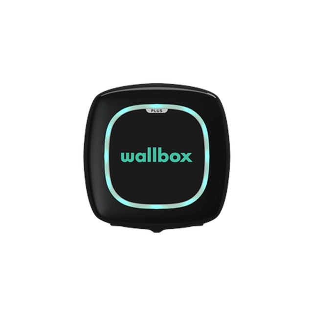 Wallbox | Ładowarka samochodowa Pulsar Plus Electric, kabel miernika 7 Typ 2 | 22 kW | Wi-Fi, Bluetooth | Kompaktowa i wydajna stacja ładowania pojazdów elektrycznych - mniejsza niż toster, lżejsza niż laptop. Podłącz ładowarkę do dowolnego inteligentnego urządzenia przez Wi-Fi lub Bluetooth.